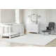 Portofino Convertible Standard Crib and Changer Combo Nursery Furniture Set