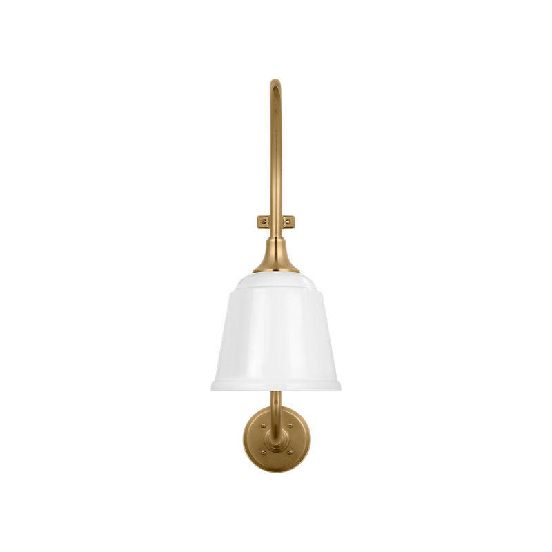 Thomas O'Brien 1 - Light Outdoor Barn Light, 24" H x 8" W x 18.5" D