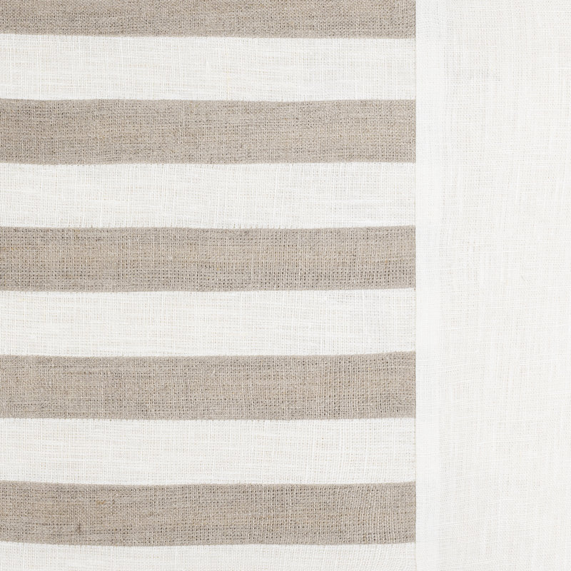 Housse et insert de coussin carré 100% lin Hegg, 20 po x 20 po, Vers le bas