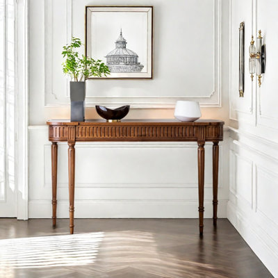 Retro Classical Minimalist Console Table