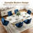 Velvet Upholstered Side Chair With Silver Legs-5490005-58014390