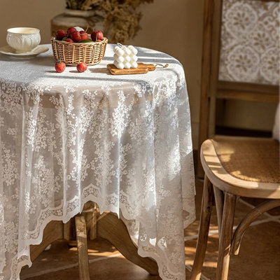 Nappe MEISIMENGSHA White Vintage Floral Lace