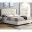 Lit douillet rembourré moelleux, beige - Centre de chambre à coucher de rêve Dreamy Cozy Haven