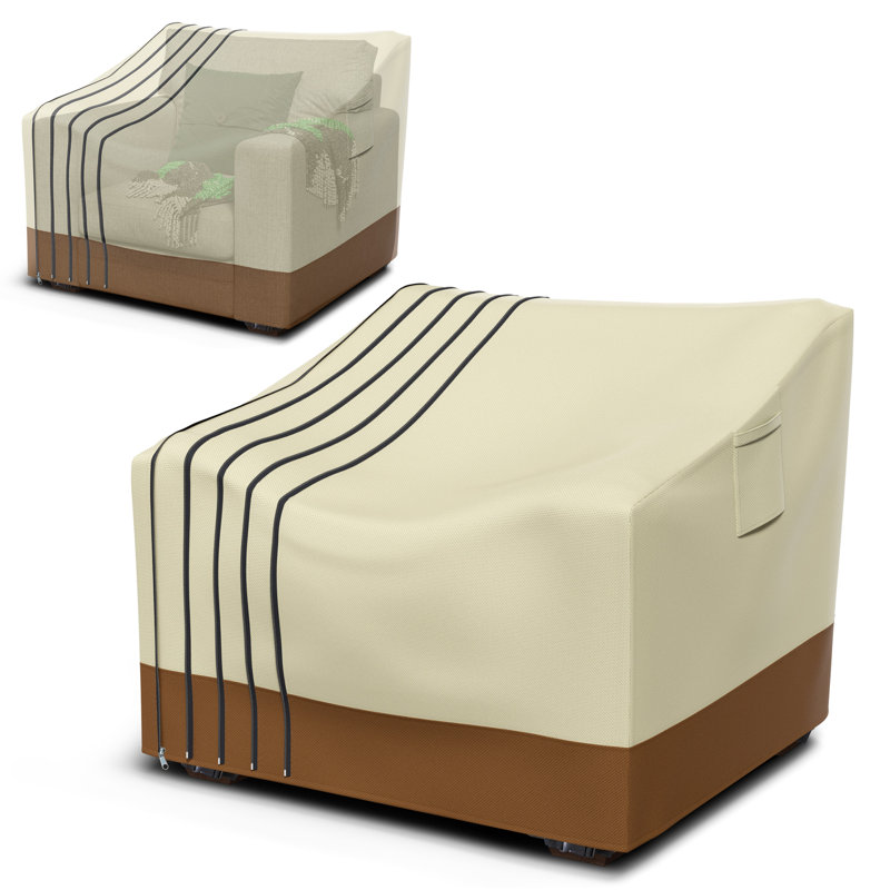 Housse pour chaise d'extérieur réglable Taille, H 32 po x l 40 po x P 35 po