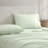 Martha Stewart Skylands Solid Cotton Percale Green Sheet Set-115629698-115629697