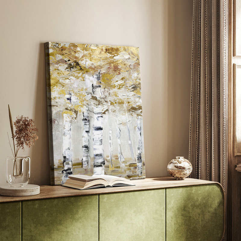 Bouleau neutre I - galerie Cavas, H 18 po x l 12 po