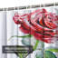 Rideau de douche avec 12 crochets Red Rose-1868434823