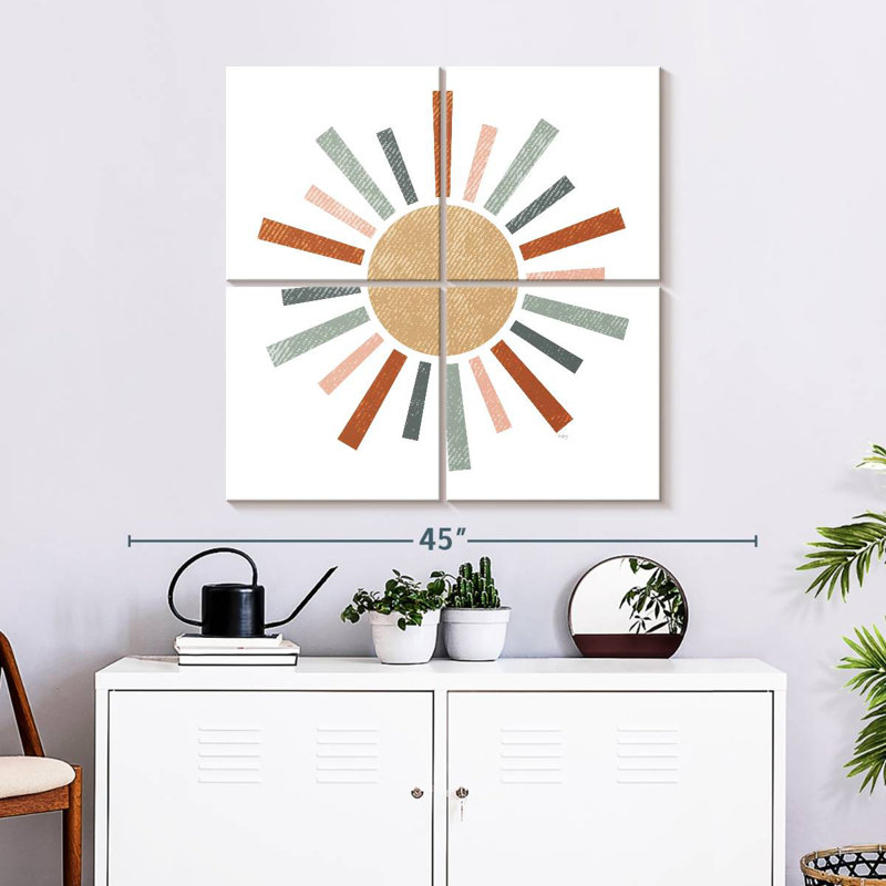 Oberle Rustic Rainbow Sun, 32'' H x 32'' W