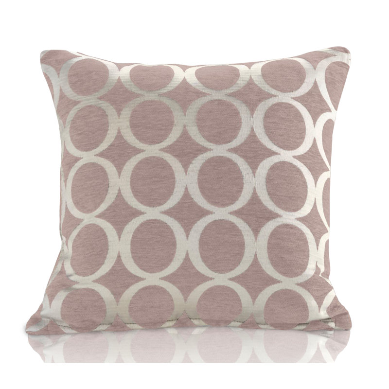 Broward Oh Cushion Cover, Blush, 45 x 45cm, Cushion Cover Only - No Insert