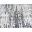 Tapis unique en laine noué à la main ivoire / gris clair de 9 pi x 12 pi Franzsepp