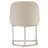 Borgos Linen Upholstered Barrelback Metal Base Dining Chair-2100312531-2109288369