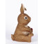 LAPIN ASSIS AVEC COCCINELLE