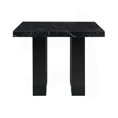 Table de bar noire MIKHA