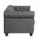 Gilles 82" Linen Rolled Arm Chesterield Sofa