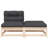 Ophelia & Co. Patio Sofa Armless With Cushions And Footstool-330470844-330470846