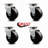 4 Inch Phenolic Wheel Swivel Caster Set with Ball Bearings SCC