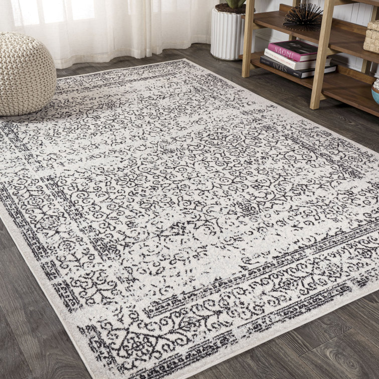Attie Filigree Gray/Black Rug