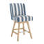 Tabouret de comptoir pivotant rembourré Kamiyla-1711792193