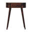 Table de chevet en bois noyer Albion