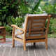 Brunswick Teak 2 - Person Patio Conversation Sets with Cushions