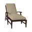 Croquet Aluminum 78.38" Long Reclining Single Chaise with Cushions-38590896-63361373-93646385