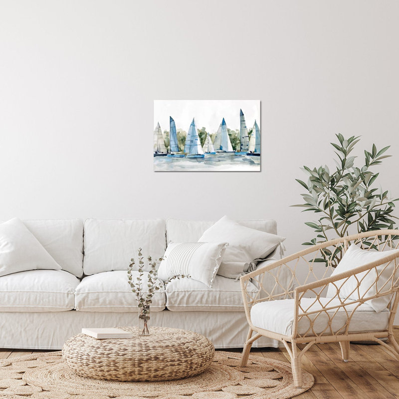 «Pastel Marina I» par Emma Scarvey - impression sans cadre, H 16 po x l 24 po x P 0,25 po
