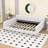Queen Upholstered Daybed with Support Legs-383548260