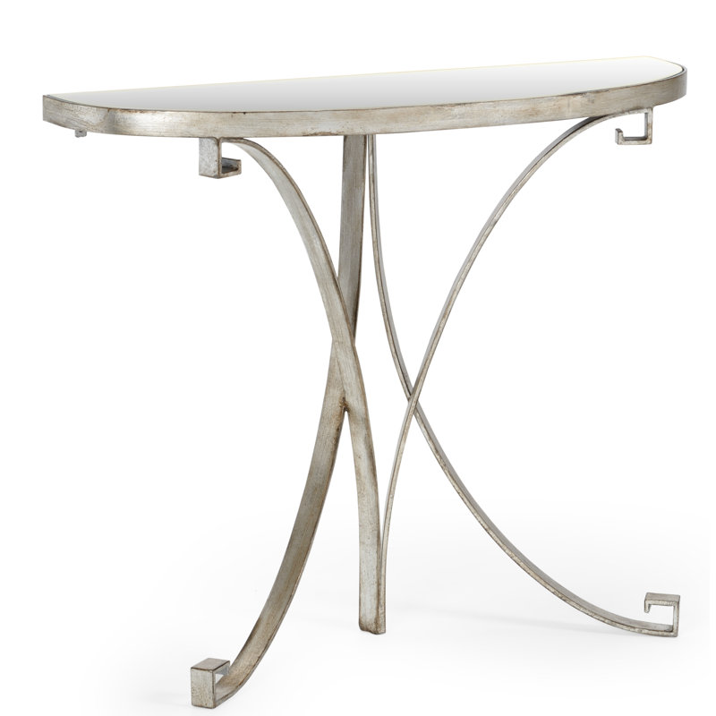 Cain 40'' W Console Table, Silver