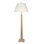 Charleston Wood Floor Lamp, White Washed