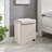 Corduroy Collapsible Laundry Hamper with Lid -1364900376