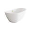 Baignoire de trempage autoportante en fibre de verre 62 po x 28,3 po Labrusca-813133473