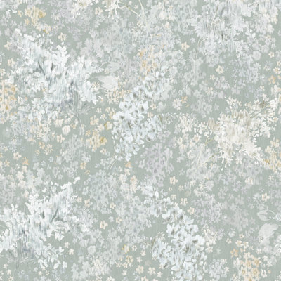 Flora Collection Soft Foliage Wallpaper Roll