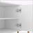 White TV Stand Fluted 68" t