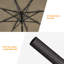 Parasol de marché éclairé 108 po Donza-1610381135