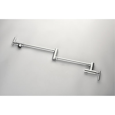Wall Mounted Pot Filler Faucet - Brass, , Easy Release Brass Interior, Exterior, Stable Water Flow