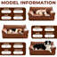 Lit pour chien de 39,4 po pour grands chiens de moins de 70 lb de style moderne Analcia-457896616