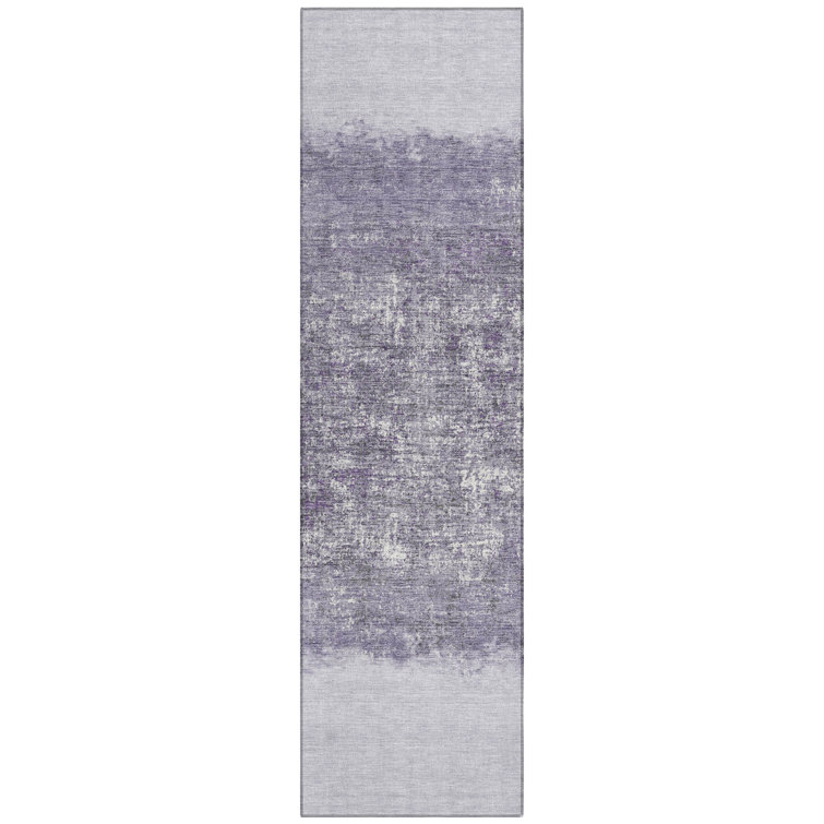 Machine Washable Indoor/Outdoor Husby ACN2214 Striped Rug