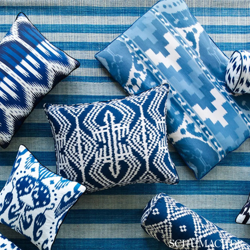 Tissu ikat brodé Kiva, Lapis