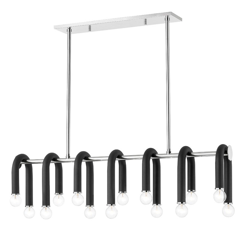 Rhea 14 - Light Kitchen Island Pendant, Polished Nickel
