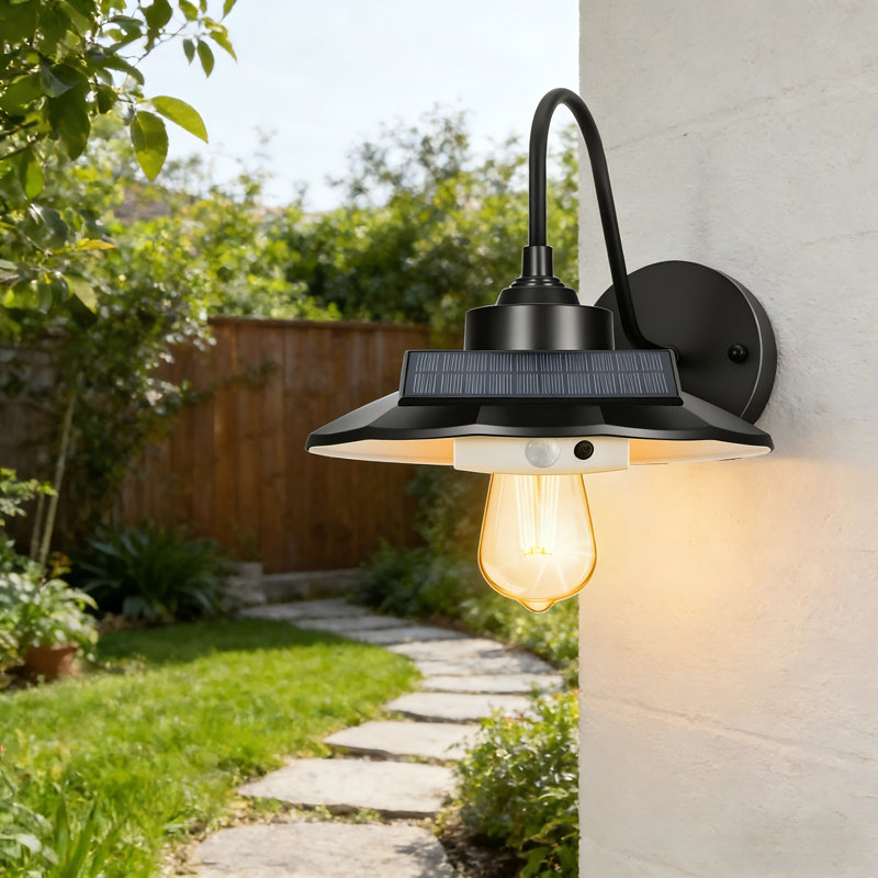 Luminaire solaire de grange d'extérieur