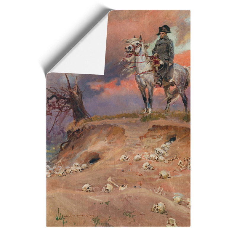 Napoleon by Wojciech Kossak - Frameless Print, 59cm H x 42cm W x 0.1cm D