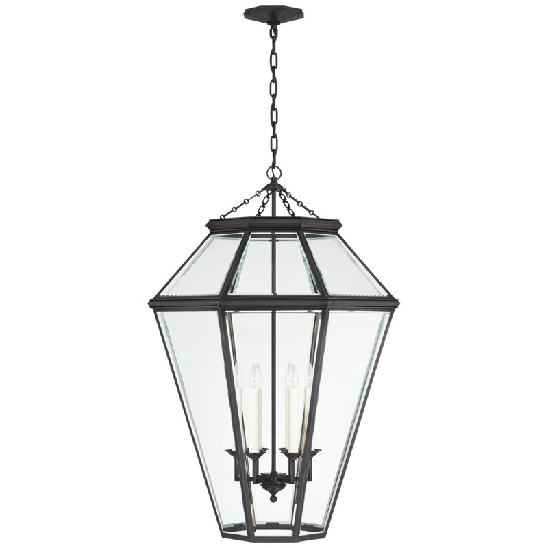 Edmund 4 - Light Chandelier, 115.5'' H x 31'' W x 31'' D, Bronze, 6 Lights
