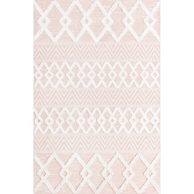 Jordalier Cotton Moroccan Indoor Rug