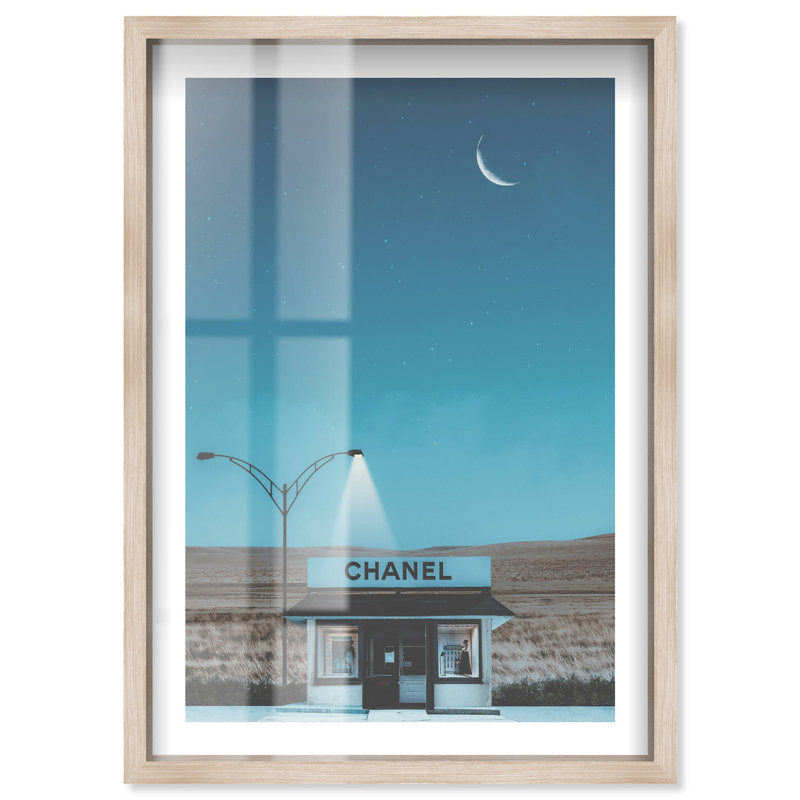 «Glam in color Shadowbox Print» par Notoriart, H 16 po x l 11 po, Crème, crème