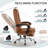 Minola Faux Leather Executive Chair with Footrest-1221707697