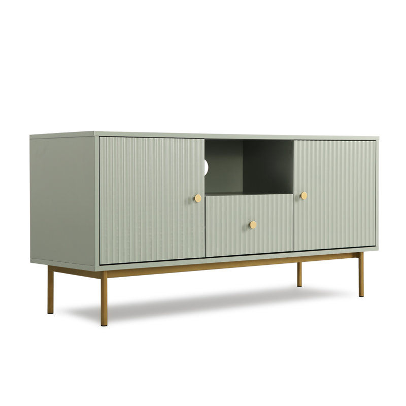 Aggri TV Stand for TVs up to 88", Green