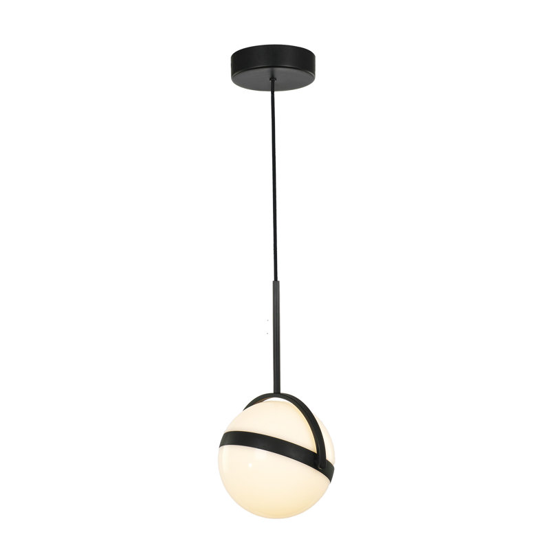 Globo 1 - Light LED Pendant, Matte Black