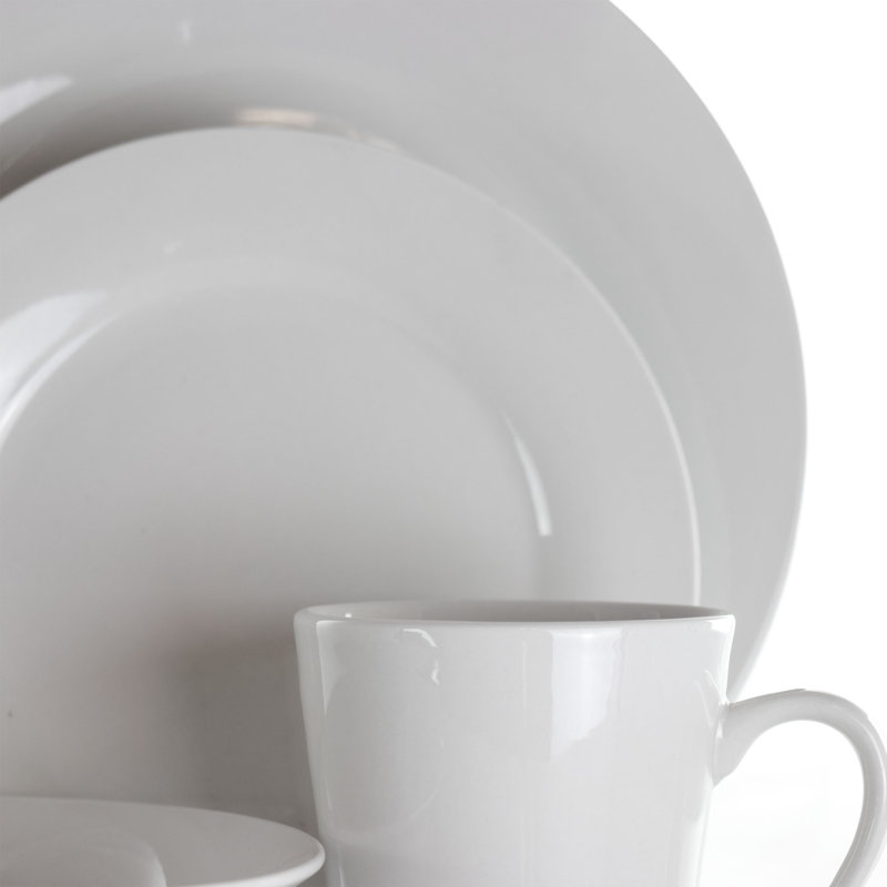 Porcelain China Dinnerware Set 16 Piece - Service for 4