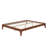 Solid Dry Bamboo Wood Platform Bed-1532626554
