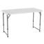 Lifetime 4-Foot Adjustable Fold-In-Half Table